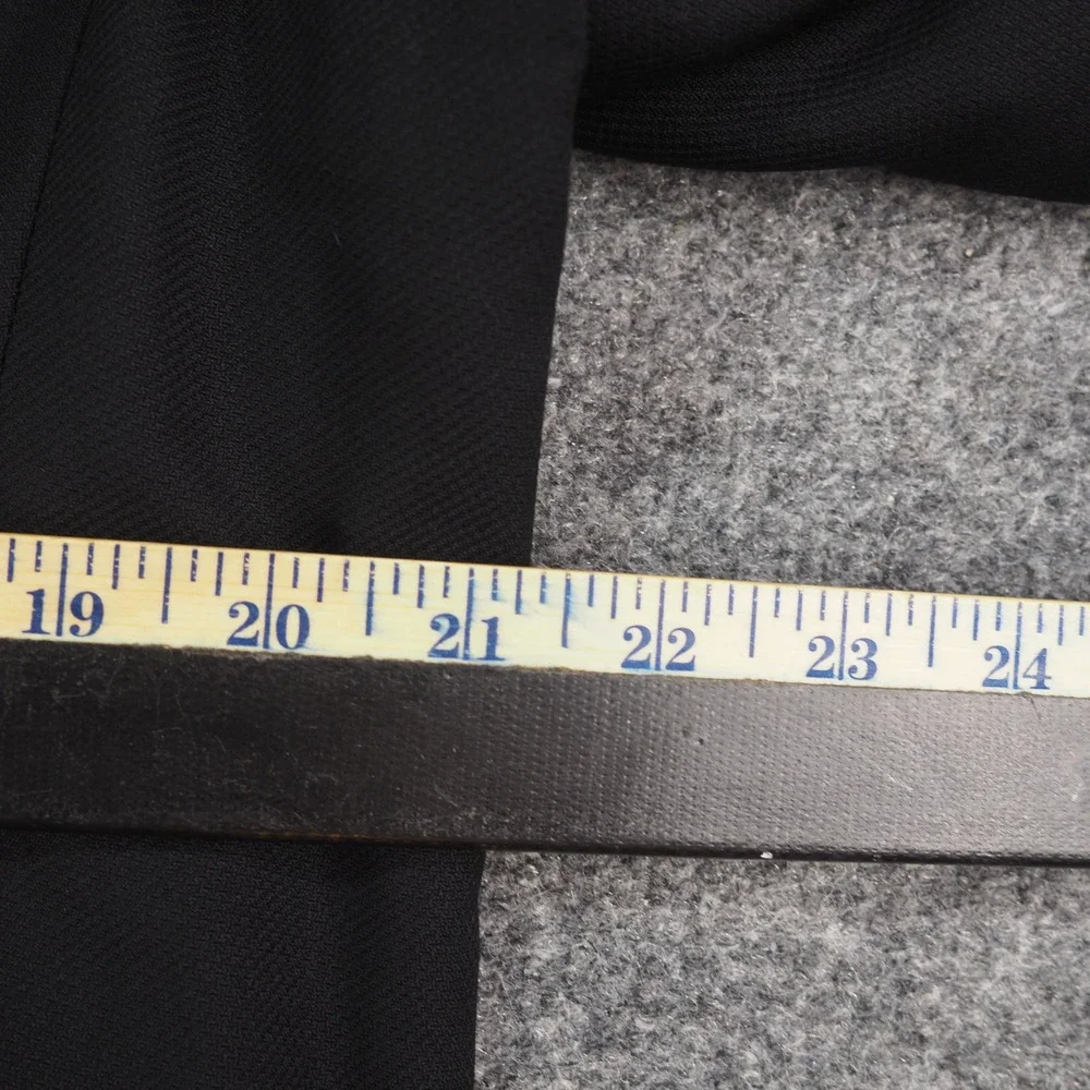 Armani Collezioni Blazer Mens 44R Black Wool Italy Two Button Luxury Sport Coat